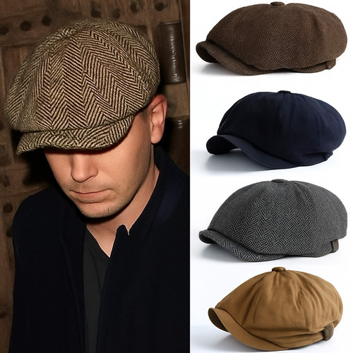 Newsboy hat flat - hat, cap
