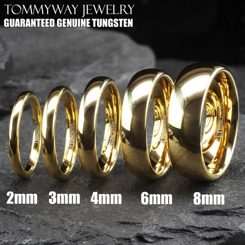 Tungsten carbide 14k - tungsten, gold
