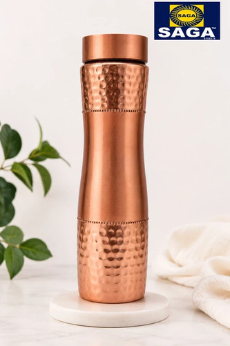 Hammered plain copper water - plain,