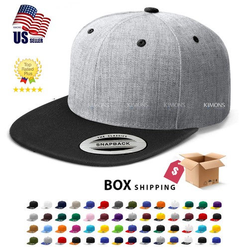 Plain solid snapback - solid, hat